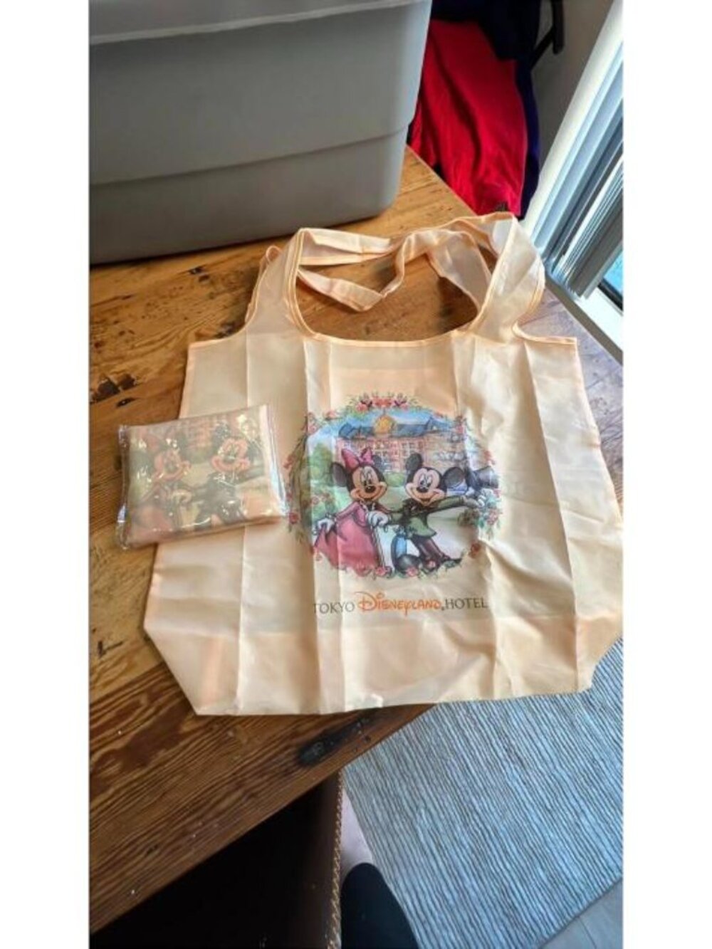 Tokyo Disneyland Hotel Exclusive Tote Bag Mickey Minnie